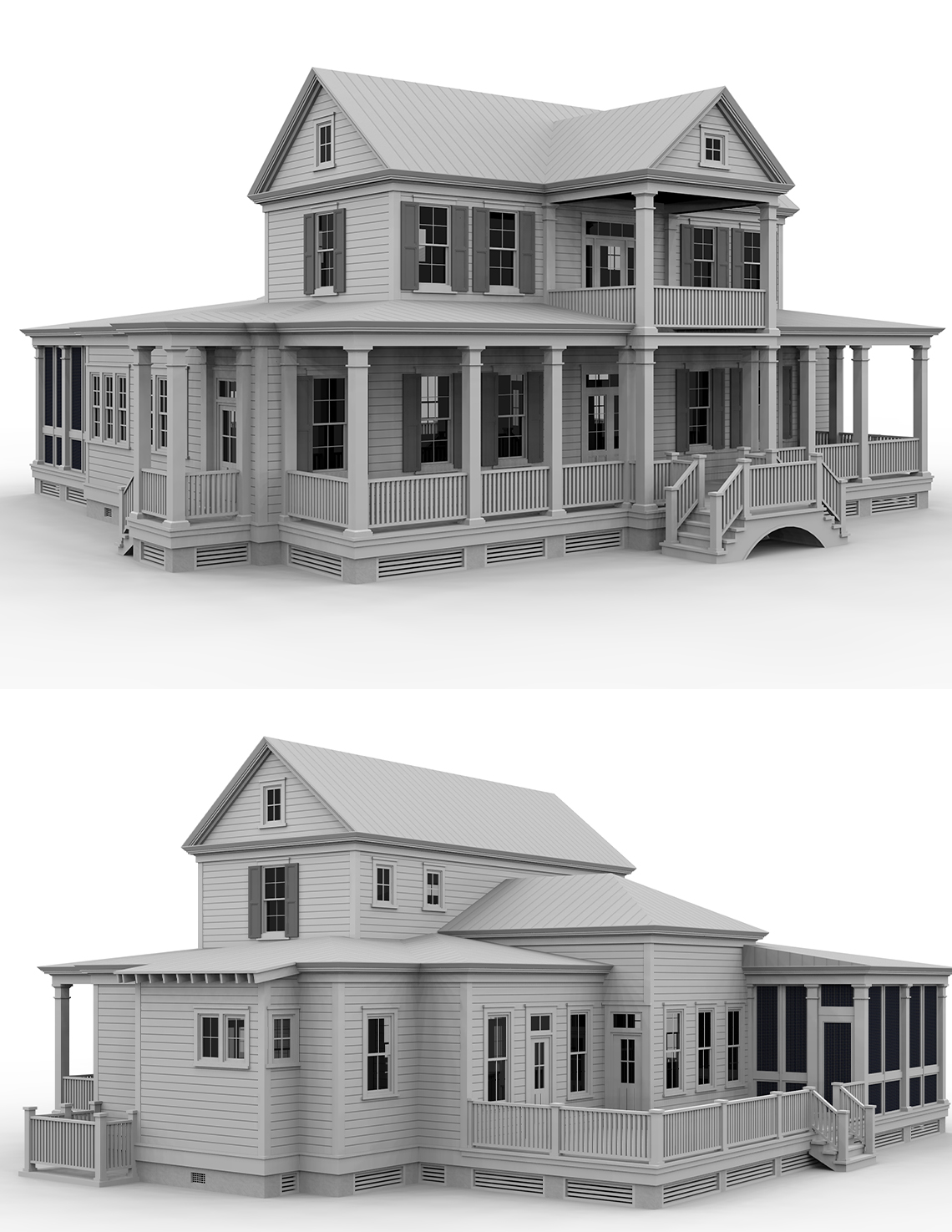 3D Model of Allison Ramsey House Design