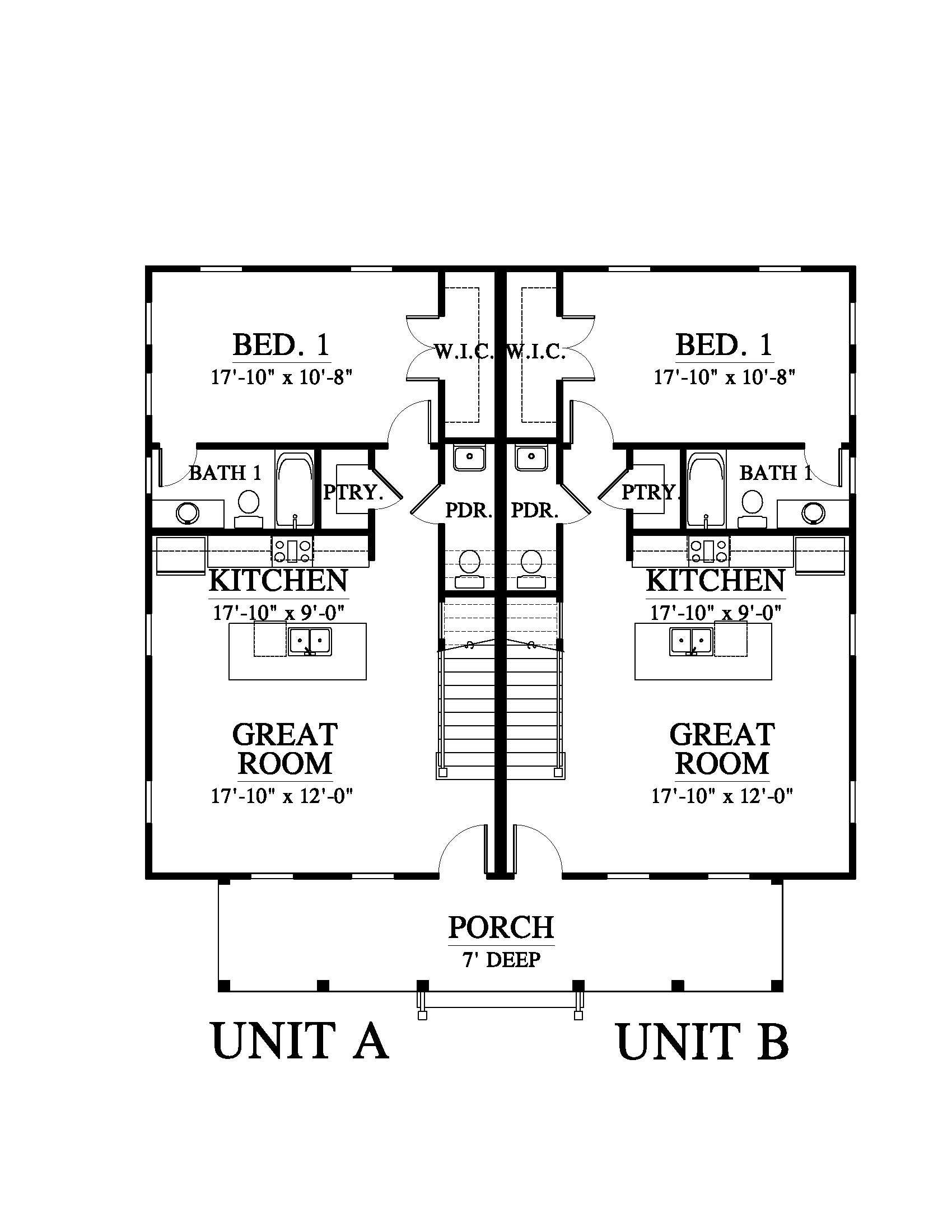 Duplex 19212 B1 Allison Ramsey Architects